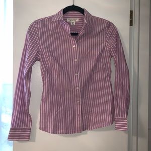Banana Republic striped button down shirt non-iron